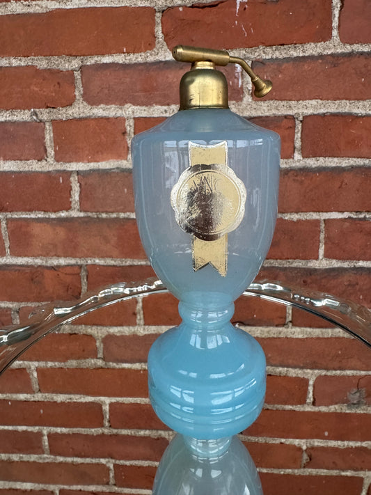 Opaline perfume bottle, missing atomizer