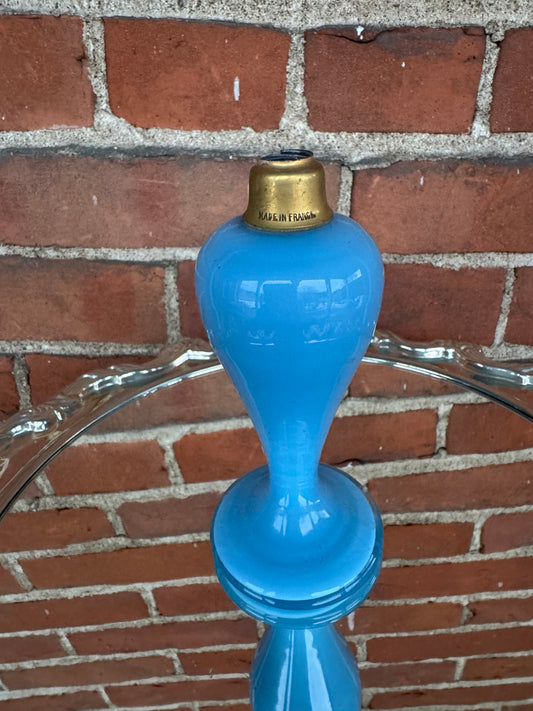Made in France opaline perfume bottle broken top
