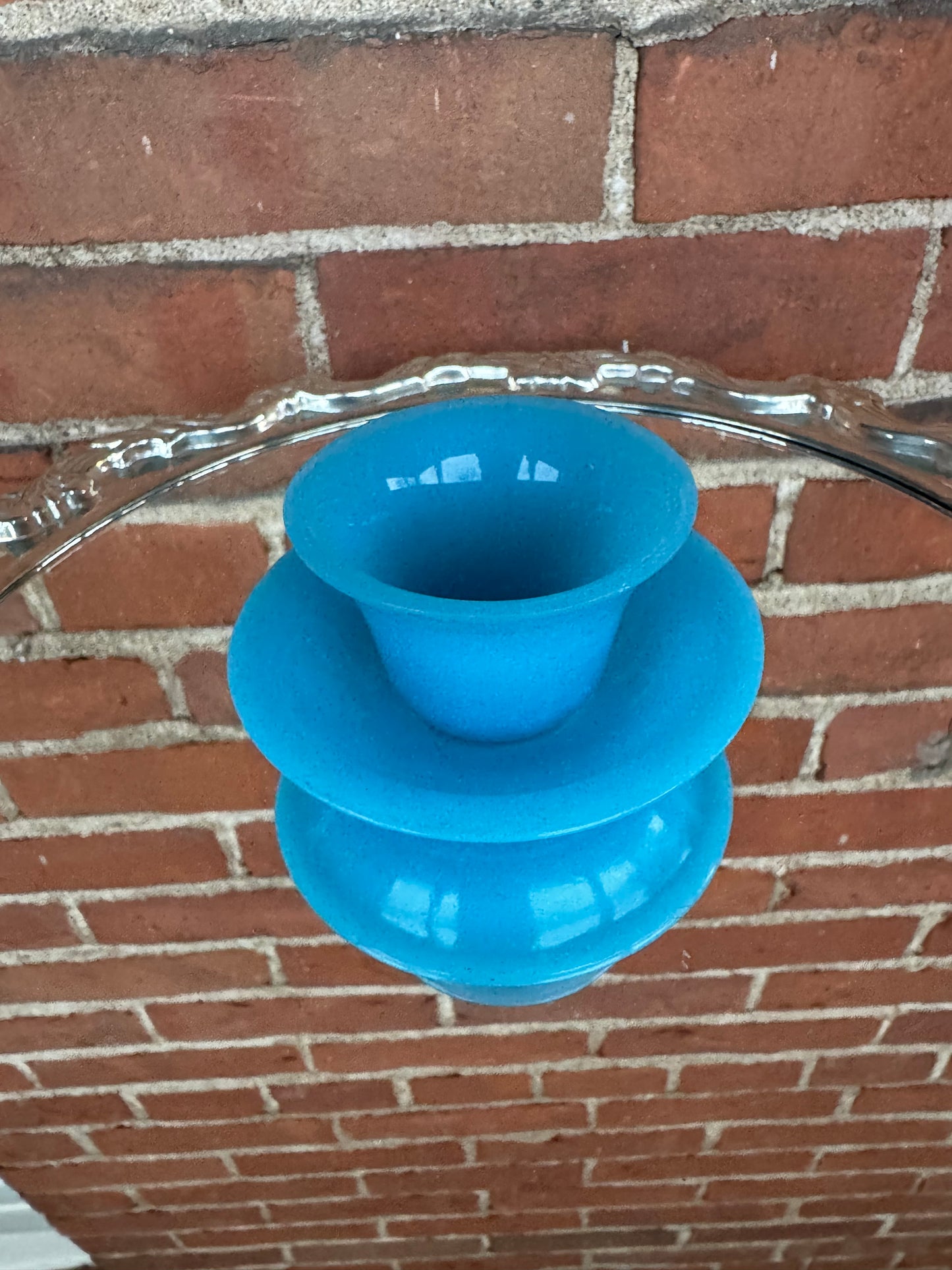 Mini opaline cup and saucer