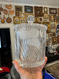 Lead crystal biscuit jar