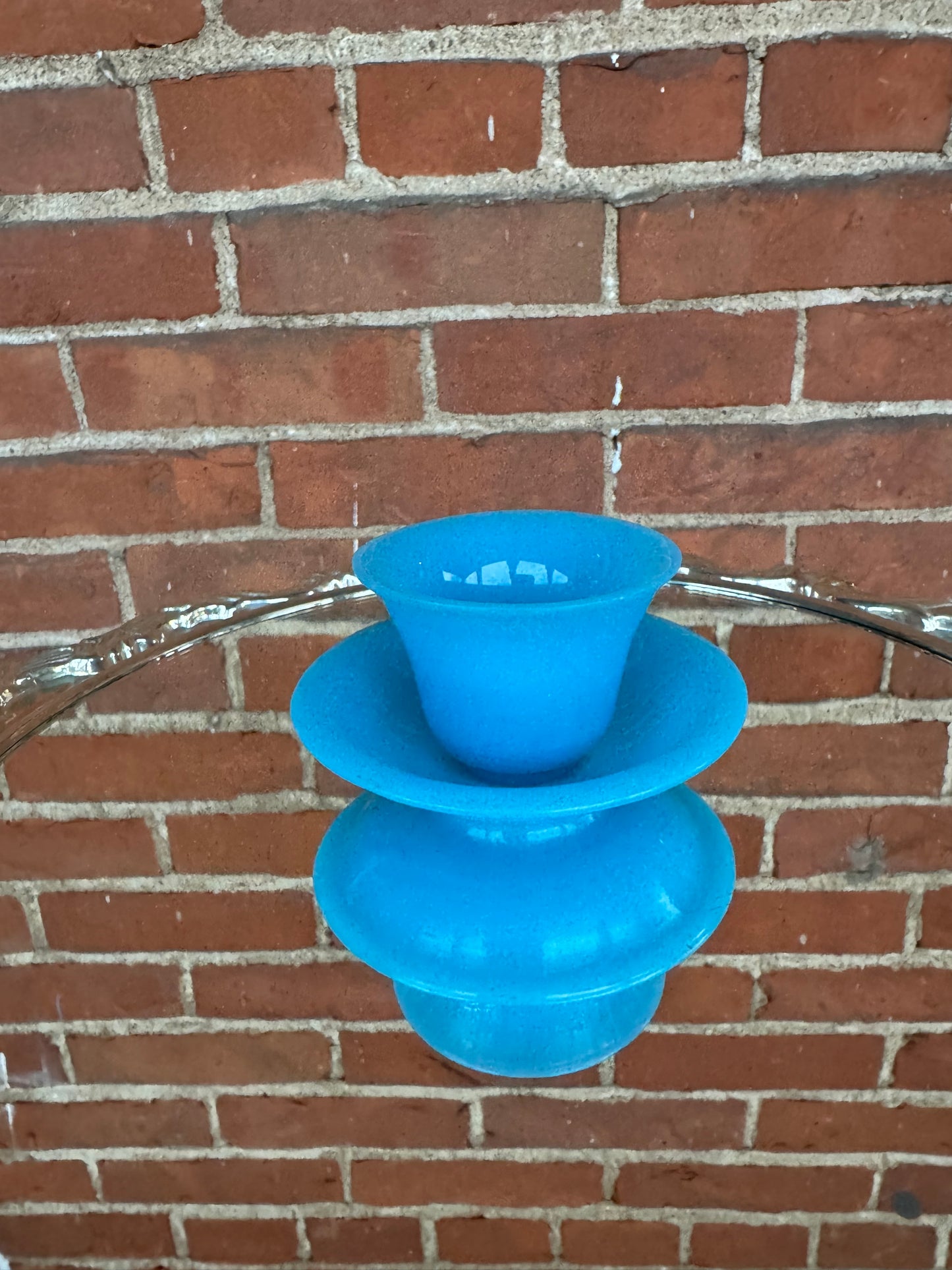 Mini opaline cup and saucer